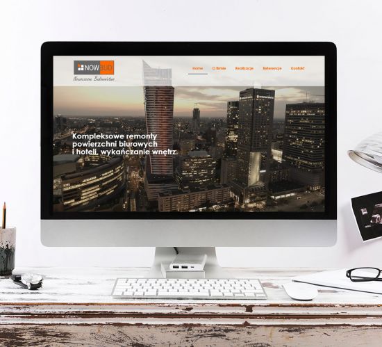 Strona internetowa - branża budowlana.
www.nowbud.waw.pl